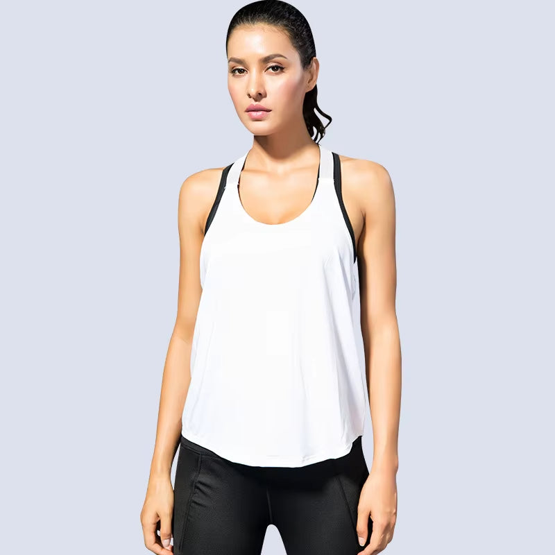 Women's Backless Gym Crop Top
