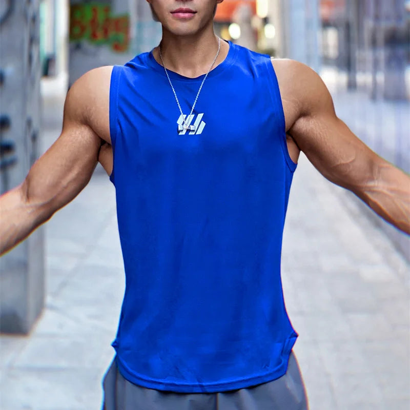 Men’s Breathable Mesh Gym Tank