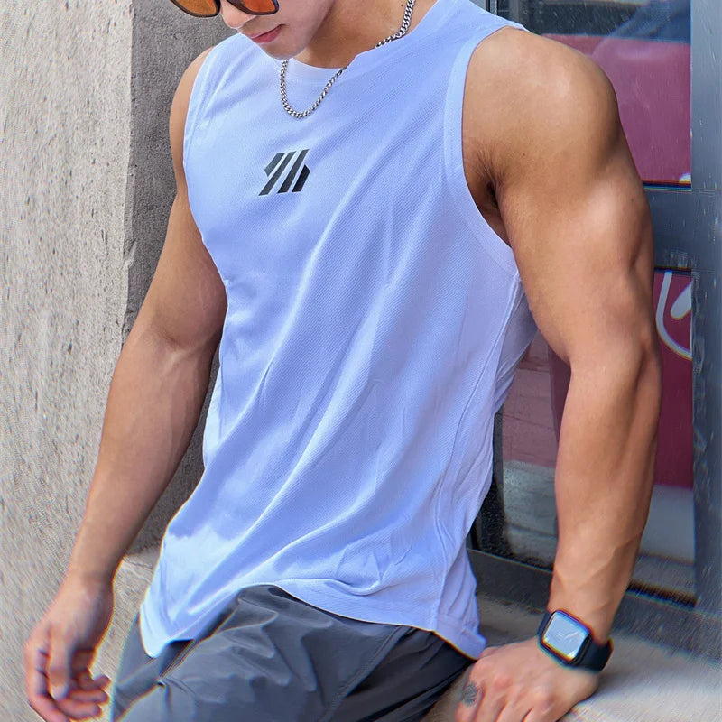 Men’s Breathable Mesh Gym Tank