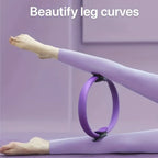 Monochrome Fitness Ring - Yoga & Pilates Resistance Circle for Home Fitness