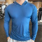 Men’s Lightweight Hooded Gym Shirt