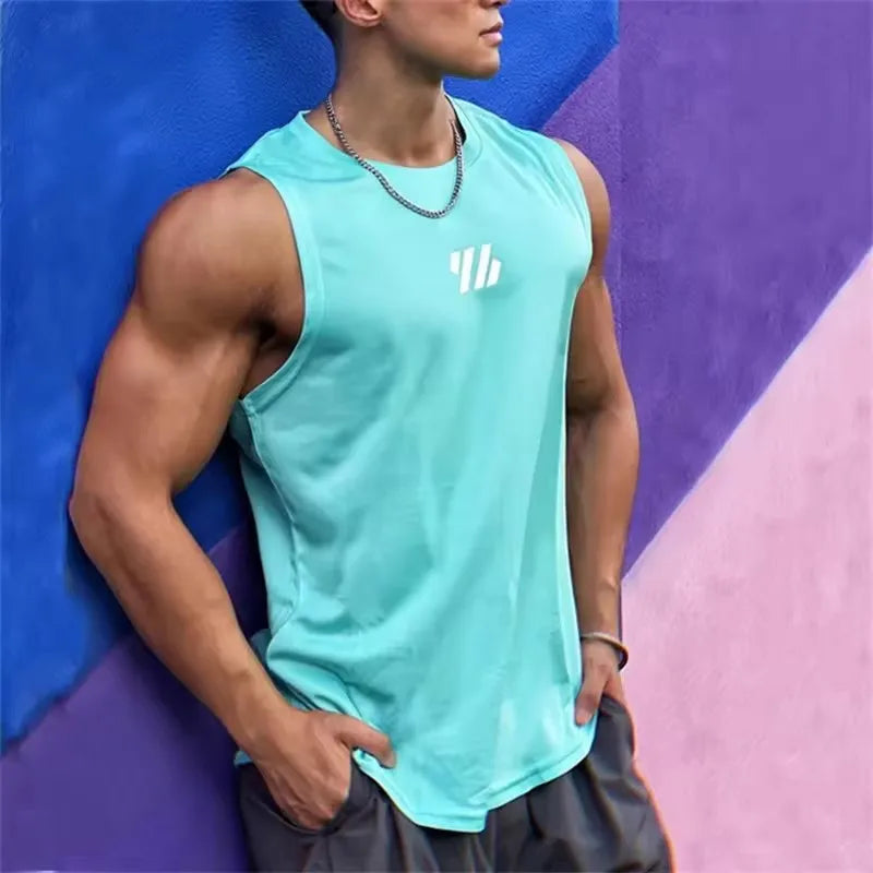 Men’s Breathable Mesh Gym Tank