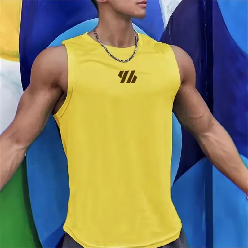 Men’s Breathable Mesh Gym Tank