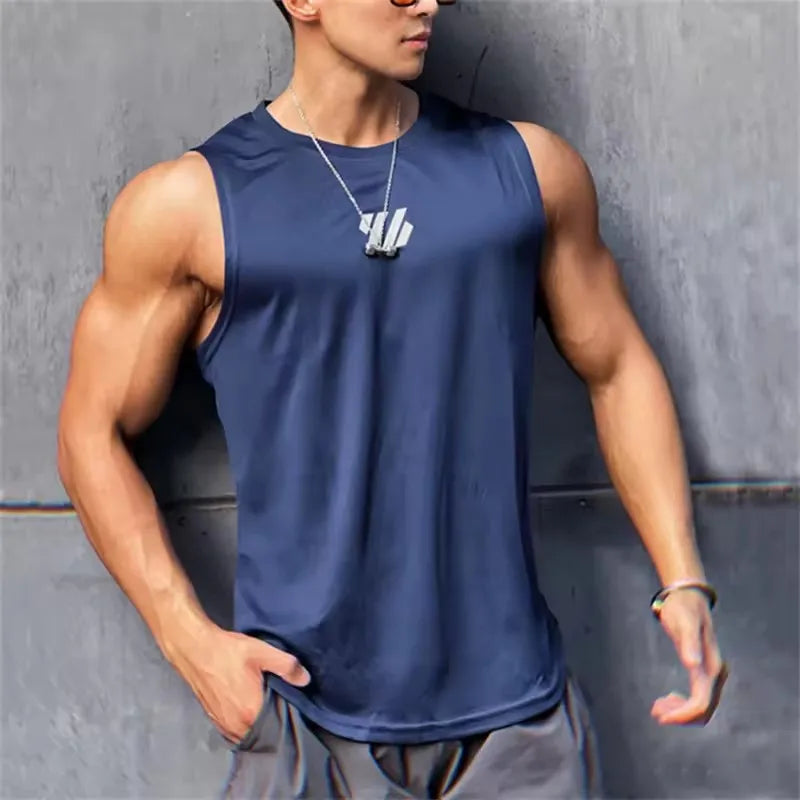 Men’s Breathable Mesh Gym Tank