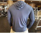 Men’s Lightweight Hooded Gym Shirt