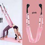 Adjustable Aerial Hammock Set Yoga Swing Stretching Strap