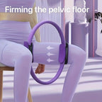 Monochrome Fitness Ring - Yoga & Pilates Resistance Circle for Home Fitness