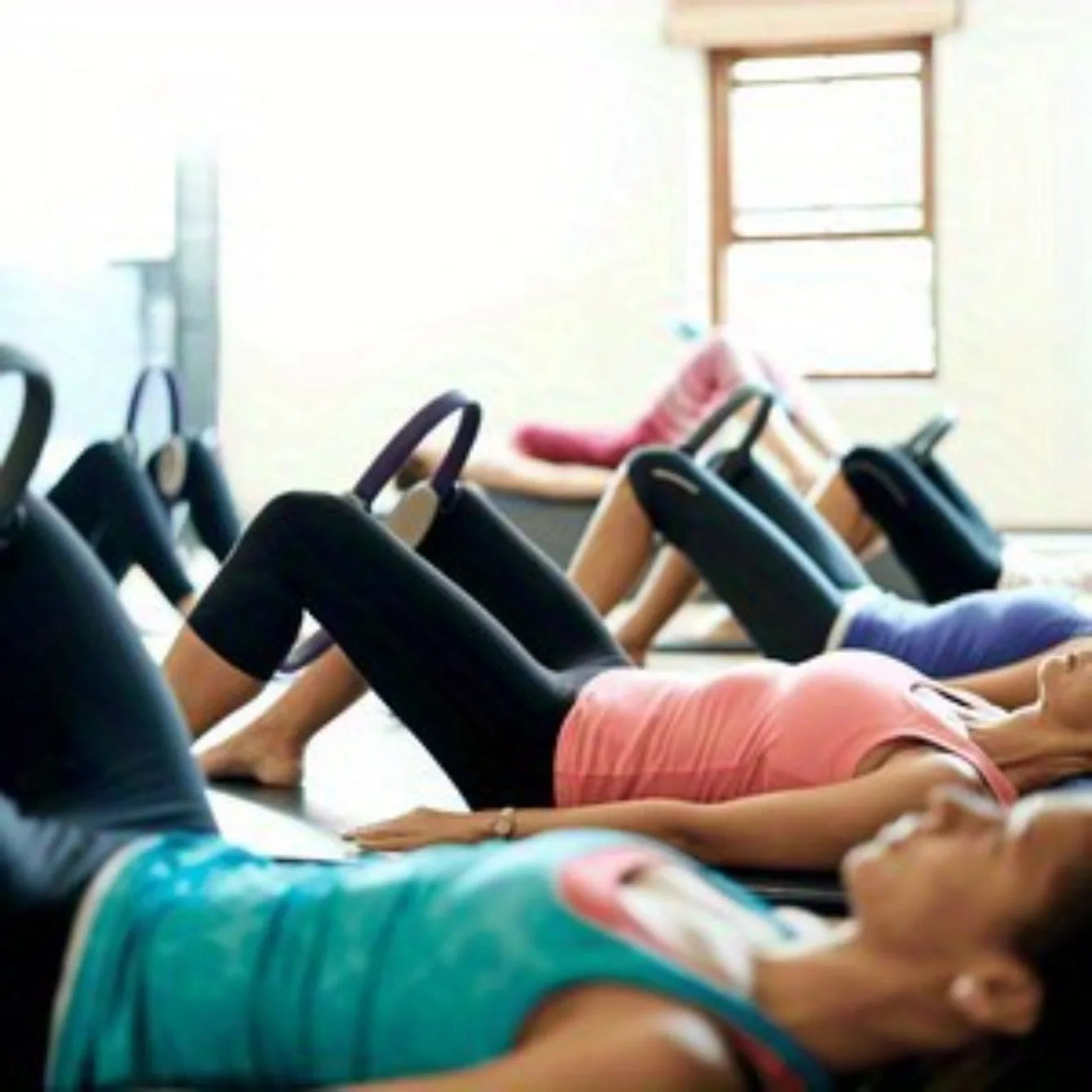 Monochrome Fitness Ring - Yoga & Pilates Resistance Circle for Home Fitness