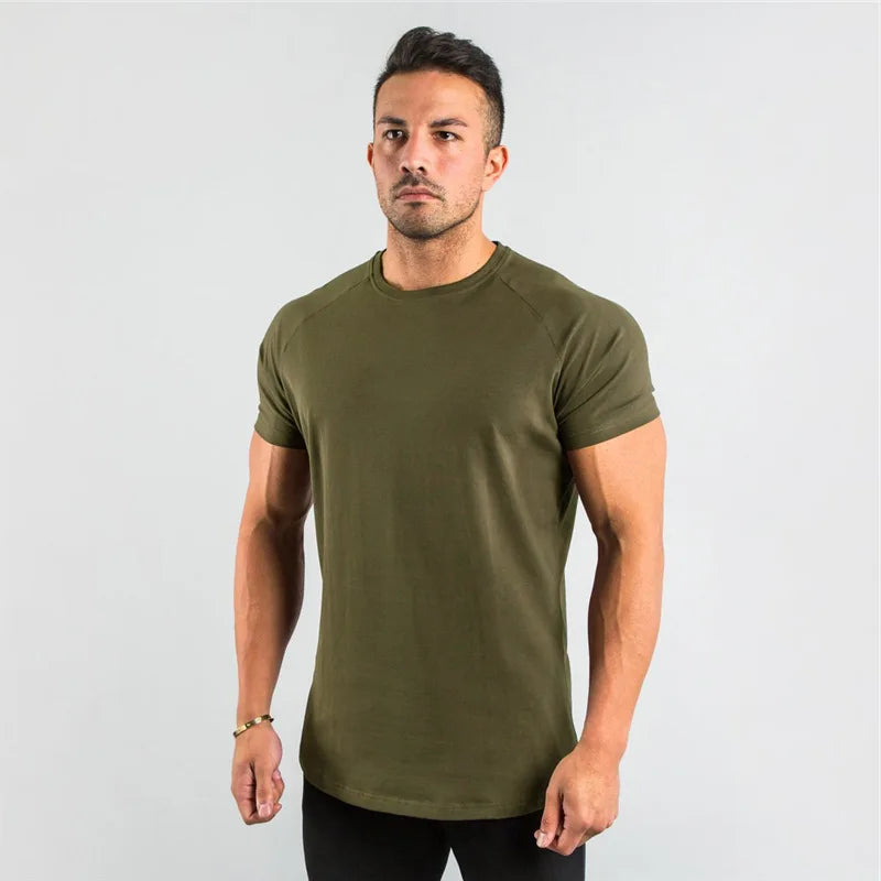 Men’s Fitness T-Shirt – Short Sleeve Gym