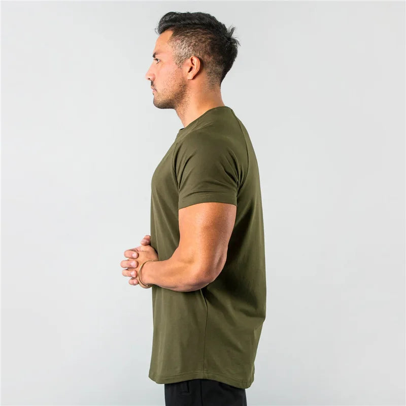 Men’s Fitness T-Shirt – Short Sleeve Gym