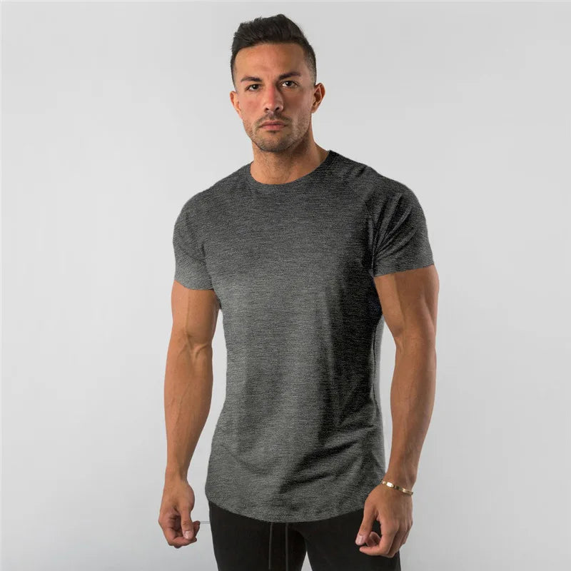 Men’s Fitness T-Shirt – Short Sleeve Gym