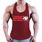 Men’s Muscle Tank – Breathable Cotton Sleeveless Gym Shirt