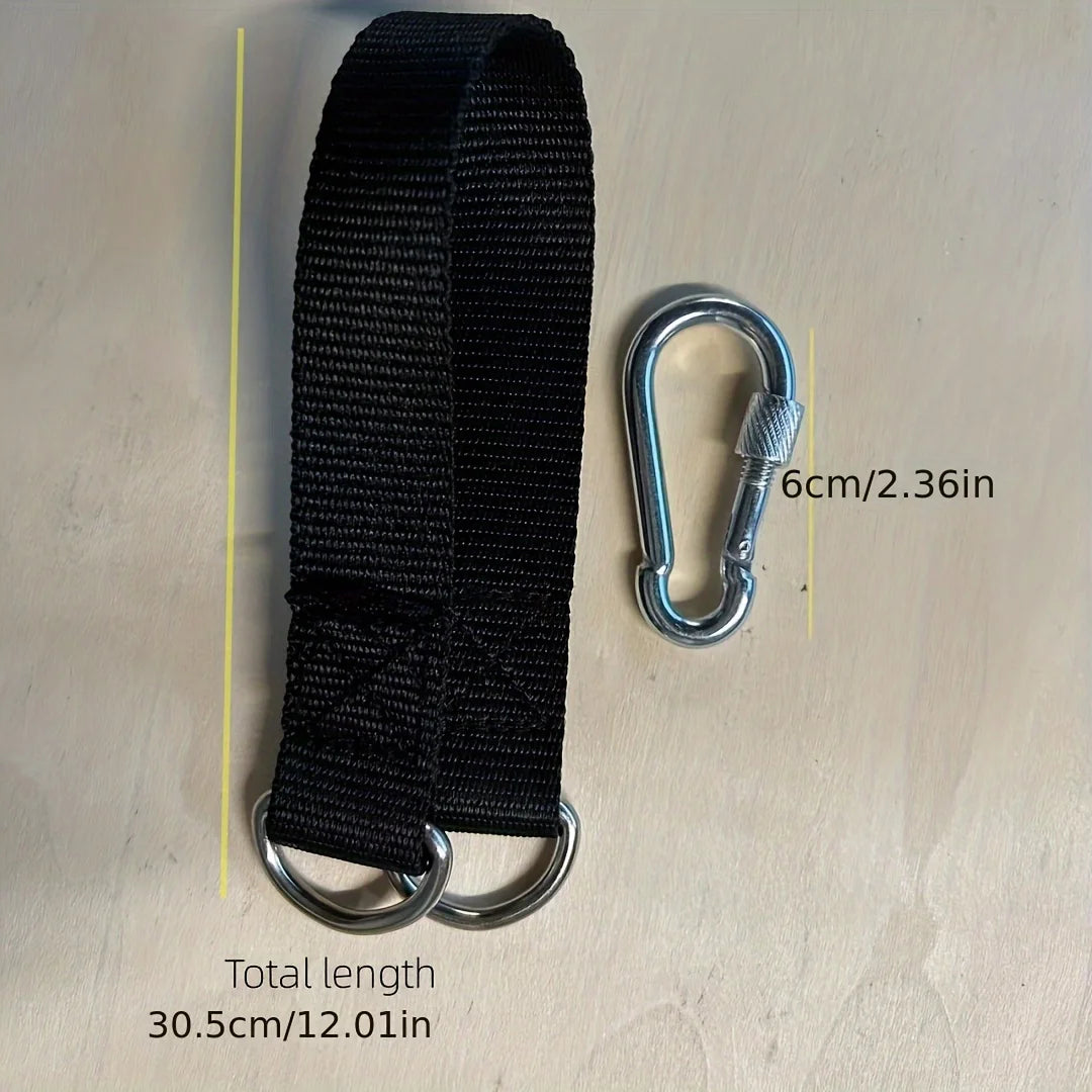 Durable Hammock Hanging Belts with Steel Hooks