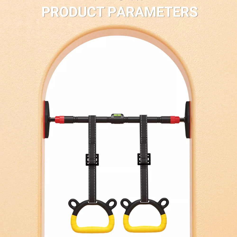 Kids Gymnastic Bar with Rings