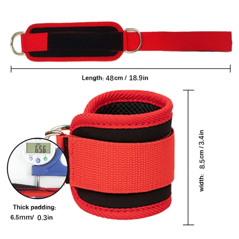 Adjustable Ankle Straps for Leg & Glute Training