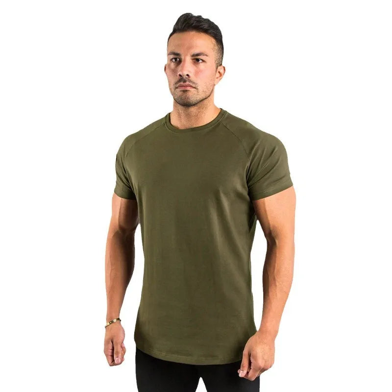 Men’s Fitness T-Shirt – Short Sleeve Gym