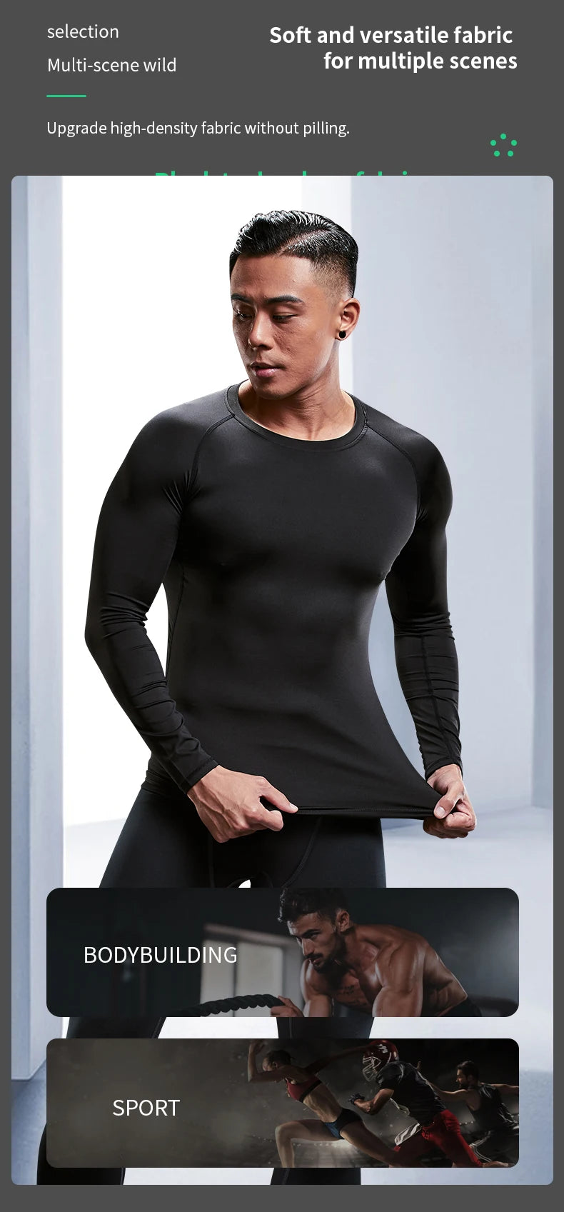 Men’s Quick-Dry Compression Sportswear Set