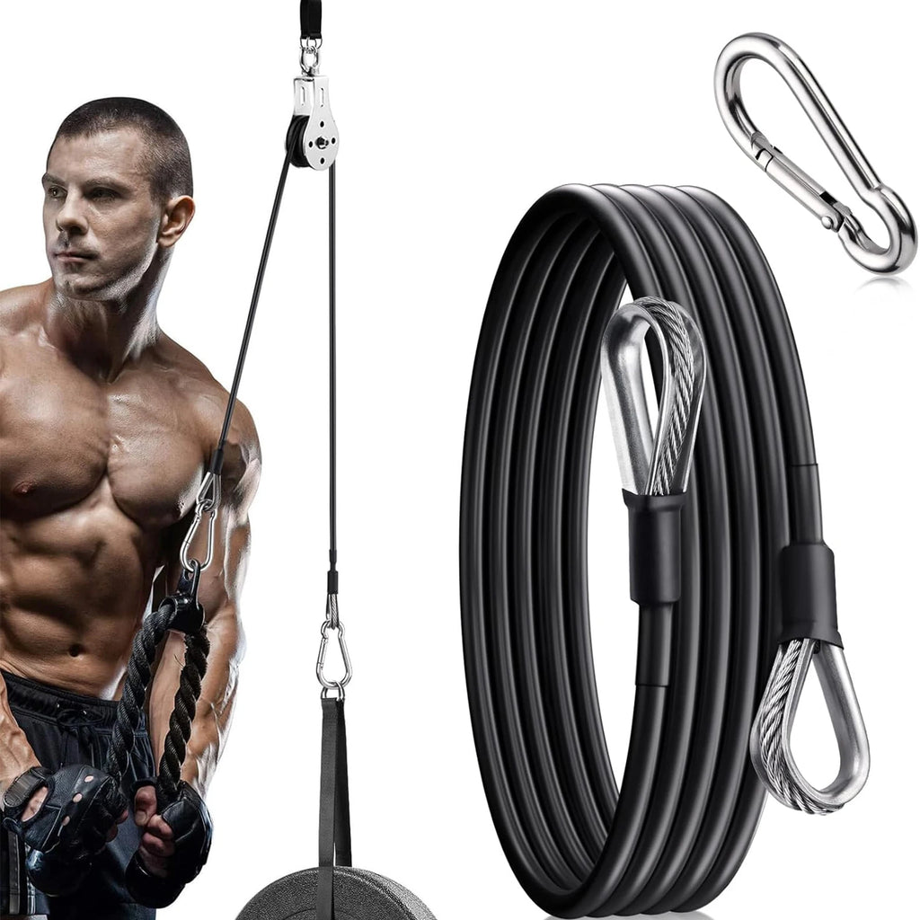 Heavy-Duty 5mm Gym Cable Extender