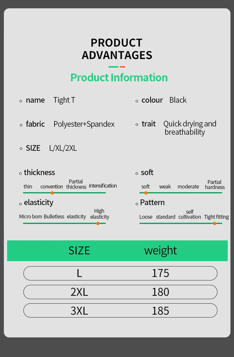 Men’s Quick-Dry Compression Sportswear Set