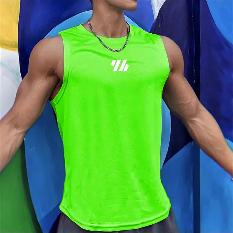 Men’s Breathable Mesh Gym Tank