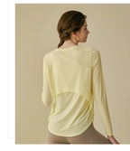 Women's Quick Dry Long Sleeve Gym Top