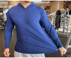 Men’s Lightweight Hooded Gym Shirt