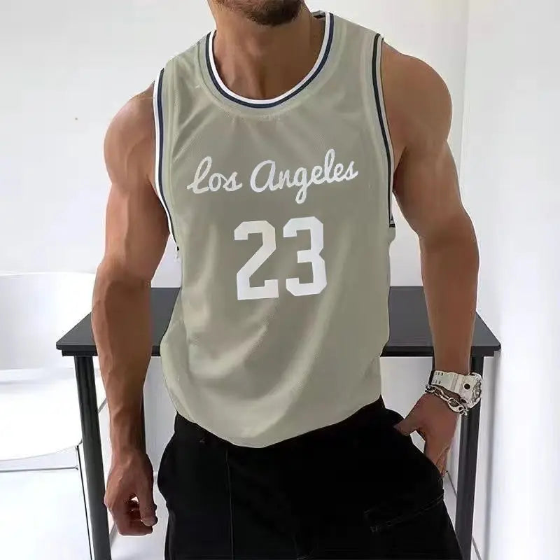 Men's No.23 Sports Mesh Tank Top