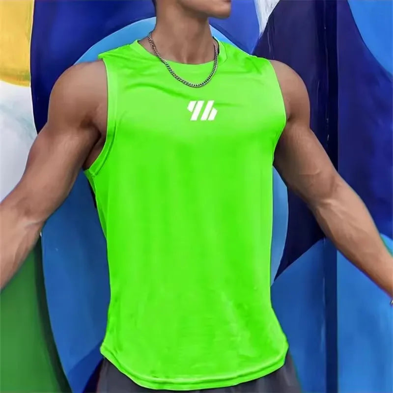 Men’s Breathable Mesh Gym Tank
