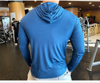 Men’s Lightweight Hooded Gym Shirt