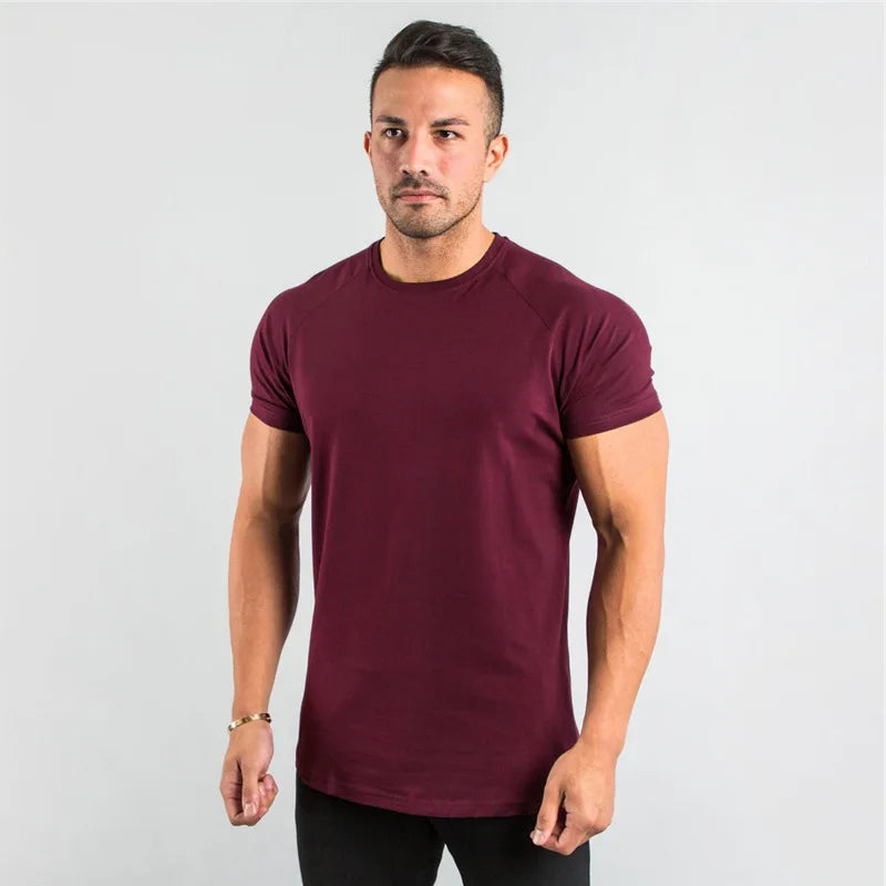 Men’s Fitness T-Shirt – Short Sleeve Gym