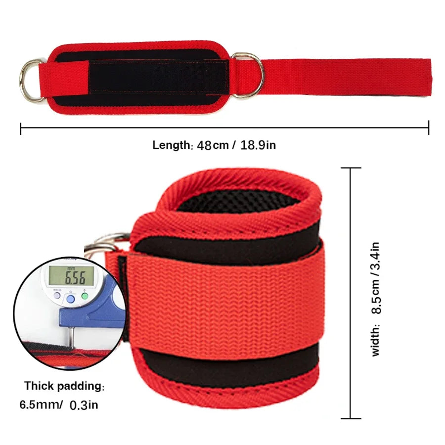 Adjustable Ankle Straps for Leg & Glute Training
