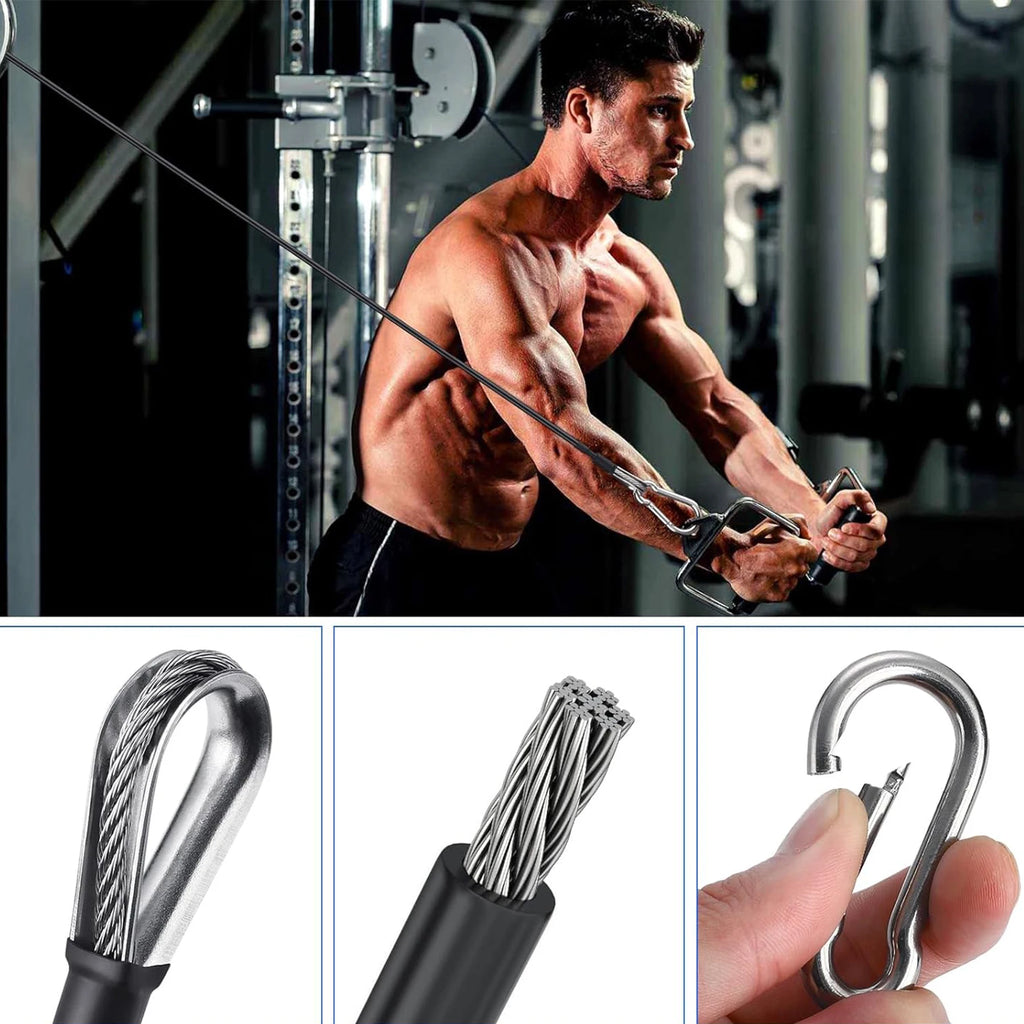 Heavy-Duty 5mm Gym Cable Extender