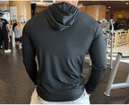 Men’s Lightweight Hooded Gym Shirt