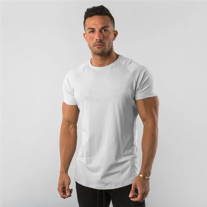Men’s Fitness T-Shirt – Short Sleeve Gym