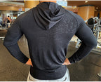 Men’s Lightweight Hooded Gym Shirt