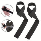 2PCS Anti-Slip Weightlifting Wrist Straps