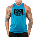 Men’s Muscle Tank – Breathable Cotton Sleeveless Gym Shirt