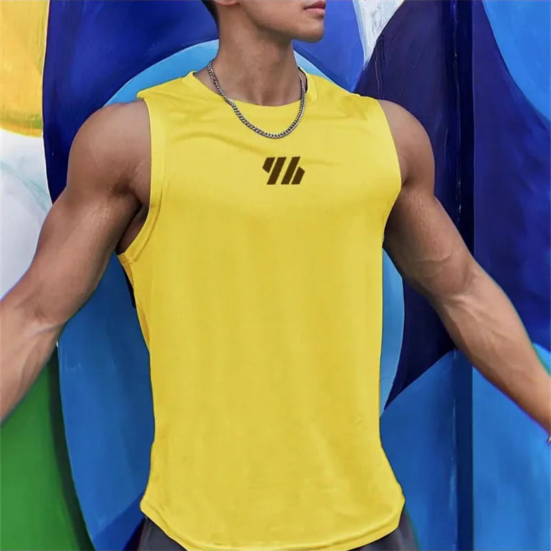 Men’s Breathable Mesh Gym Tank