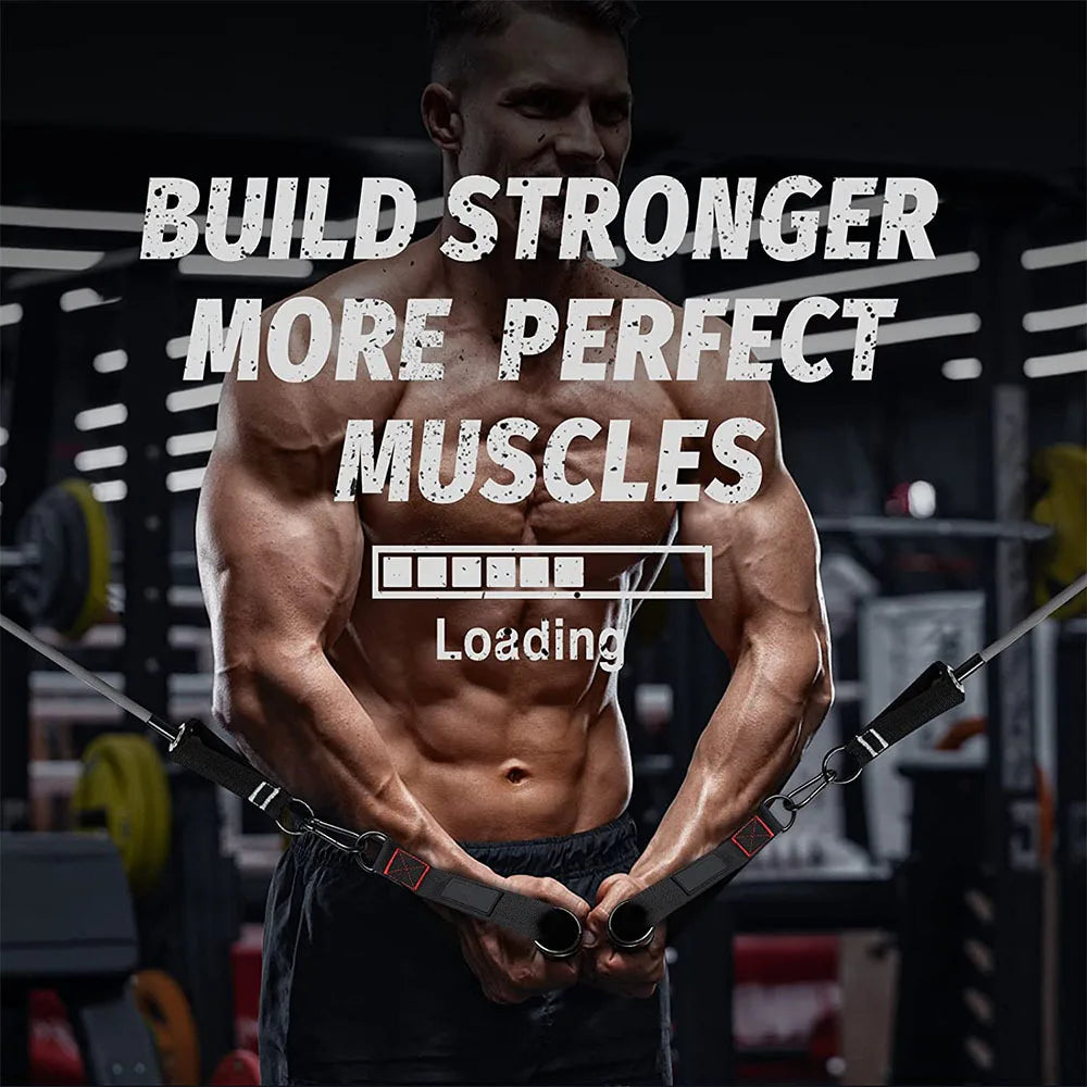 Resistance Bands Handle Bar Pulley Strap