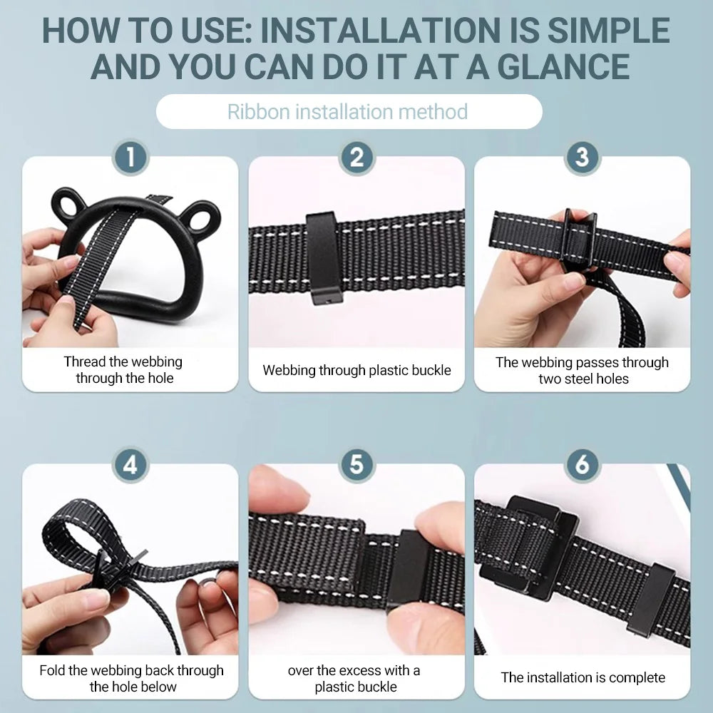 Kids Gymnastic Bar with Rings