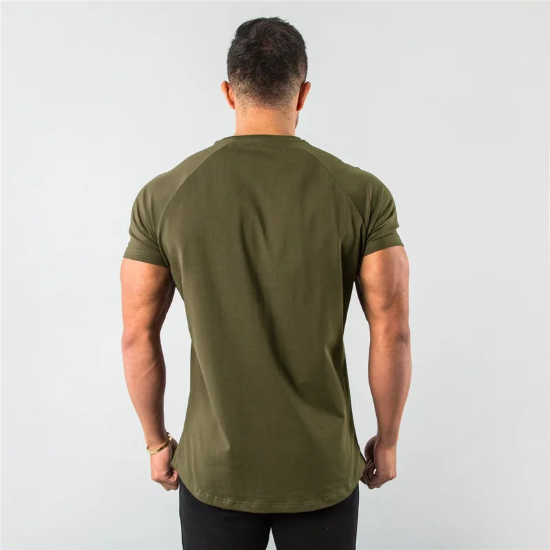 Men’s Fitness T-Shirt – Short Sleeve Gym