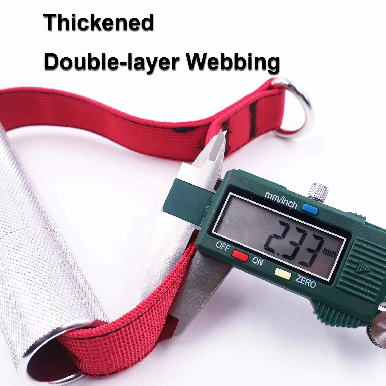 1Pair Metal Gym Handles Resistance Bands Exercise Cable Machine Home Fitness Equipment Double Webbing Non-Slip Grip