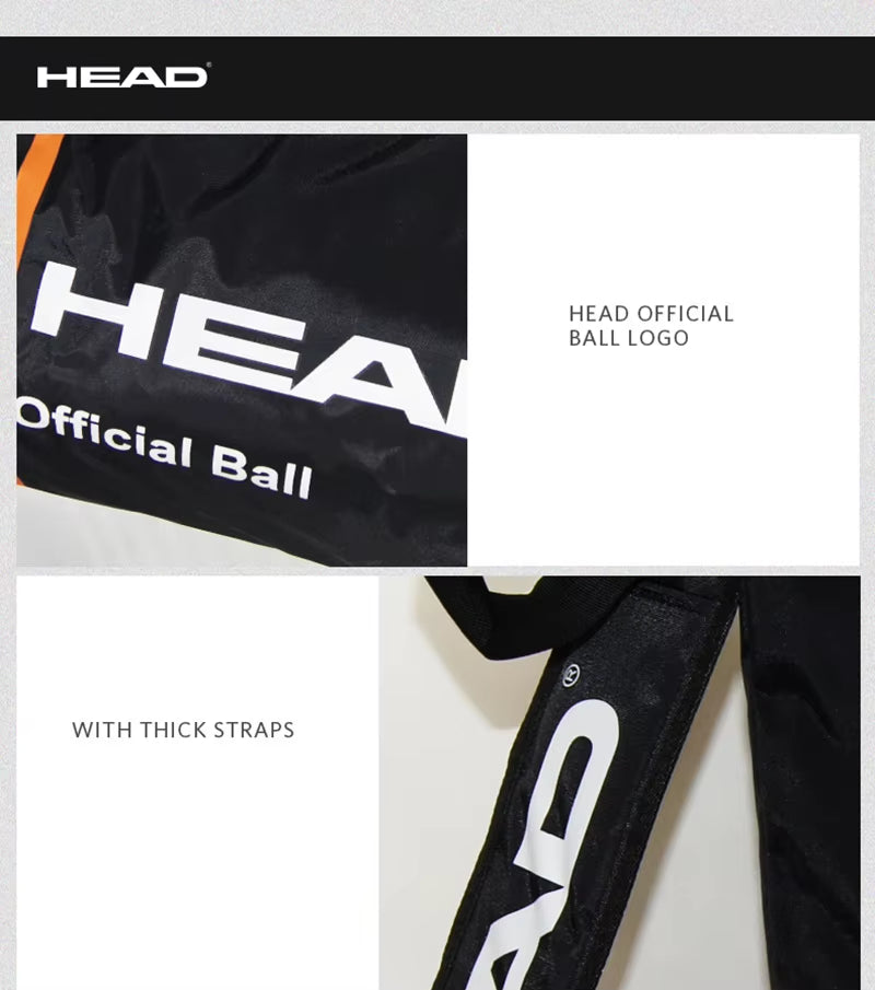 Large Capacity  Tennis Bag for 100 Pcs Tenis Balls Bucket Bag with Heat Insulation Tennis Balls Bag Tennis Padel Ball Bolsas